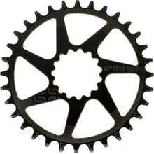 E*THIRTEEN Helix Plus Guidering | 34T | Direct Mount | 52/55mm Flip Flop | Alloy l Black