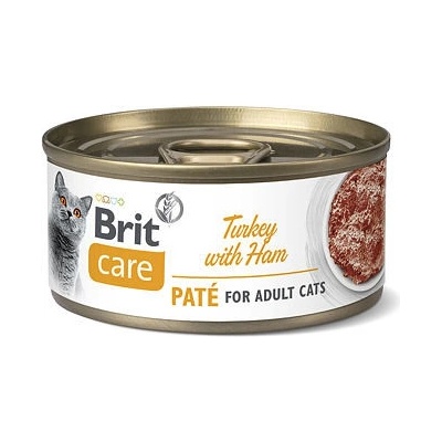 Brit Care Cat CANS Turkey Paté with Ham 70 g