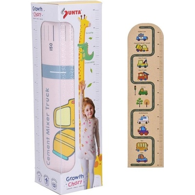 Wiky detský meter na stenu penový autá 120 cm