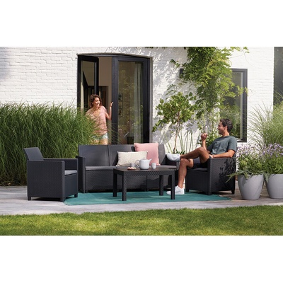 KETER CLAIRE 5 SEATERS SET grafit