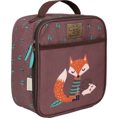 Perletti Green Fox & Hedgehog Detský termo box na desiatu