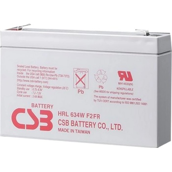 CSB HRL634W F2 6V 9Ah