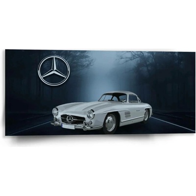 Sablio Obraz Mercedes-Benz 300 SL V lese - 110x50 cm