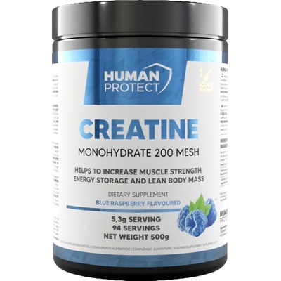 Human Protect Creatine Monohydrate Powder [500 грама] Синя малина