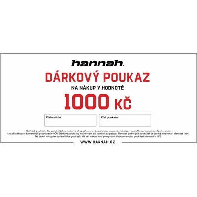 Dárkový poukaz 1000 Kč