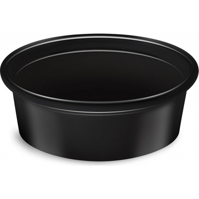 Wimex Dressingová miska PP čierna O70mm 50ml
