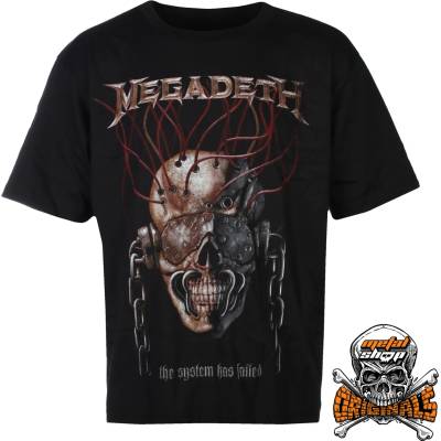 мъжка тениска Megadeth - Box 2 Failed System - Solid Black - METALSHOP ORIGINALS - 23141