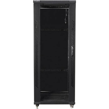 Lanberg rack cabinet 19" free-standing 32U - 600x800 self-assembly flat pack, black (FF01-6832-12B)