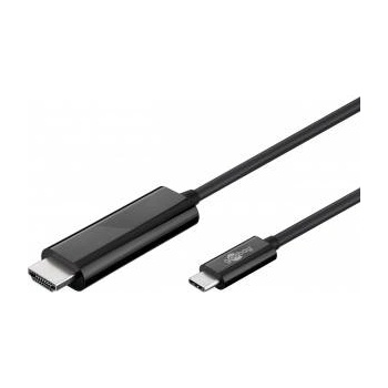 Goobay Кабел USBC HDMI стандарт 1.8 м черен, Goobay