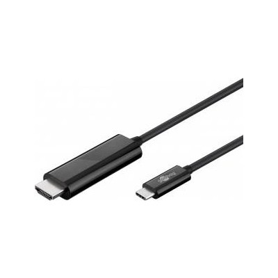 Goobay Кабел USBC HDMI стандарт 1.8 м черен, Goobay