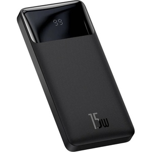Baseus Външна батерия Baseus Bipow PPBD050001 10000mAh 15W, 2 x USB 1 x USB Type-C - черна (PPBD050001_VZ)