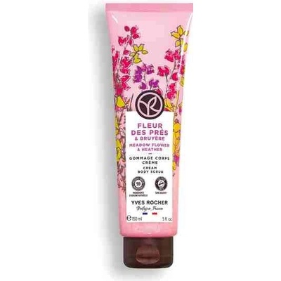 Yves Rocher Bain de Nature krémový peeling na telo Meadow Flower & Heather 150 ml