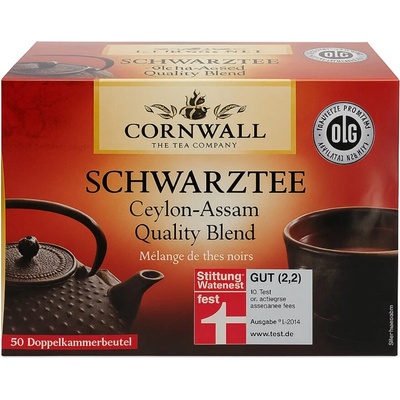 Cornwall černý čaj 50 sáčků 87,5 g