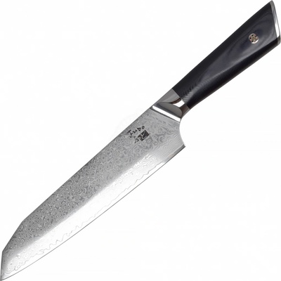 Fudo Kuchyňský nůž na zeleninu maso a ryby 310mm Fudo Kanpeka Santoku Hocho