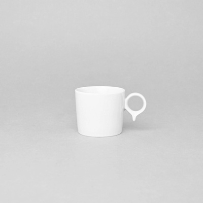 Český porcelán Dubí Šálka Reset espresso BIELA 100 ml