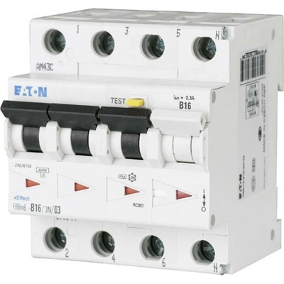 Eaton 4-pólové 16 A 0.03 A 415 V/AC 170988