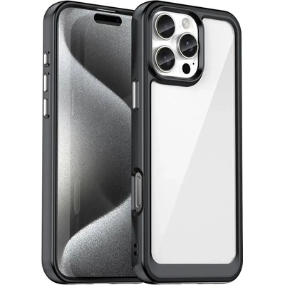 HQWear Кейс Outer Space за iPhone 16 Pro, черен (Outer Space Case iPhone 16 Pro black)