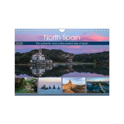 North Spain, the authentic and undiscovered side of Spain Wall DIN A4 landscape, CALVENDO 12 Month Wall 2026
