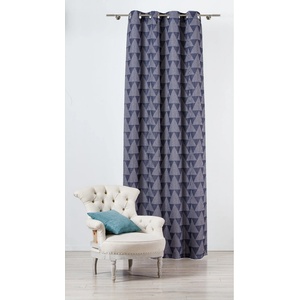 Mendola Fabrics Синьо-сива завеса 130x260 cm Zatapa - Mendola Fabrics (10-316ZAPATA-02)
