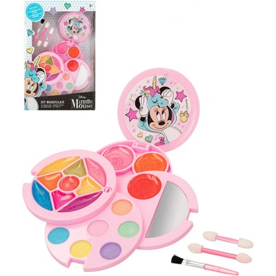 Minnie sada krásy s očními stíny + lesky na rty + zrcátko 18 ks
