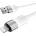 AVAX CB311 GLOWY 2 м USB-A - Lightning бял кабел за зареждане AVAX_CB311 (AVAX_CB311)