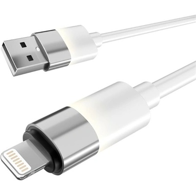 AVAX CB311 GLOWY 2 м USB-A - Lightning бял кабел за зареждане AVAX_CB311 (AVAX_CB311)