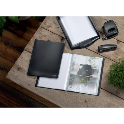 Leitz Katalogová kniha RECYCLE - A4, 40 kapes, ekologická, černá