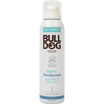 BULLDOG Fresh Mint & Cedarwood Spray Deodorant 125 ml