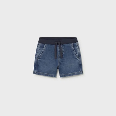 Mayoral Бермуди мек деним jogger тъмен цвят за бебе момче Mayoral