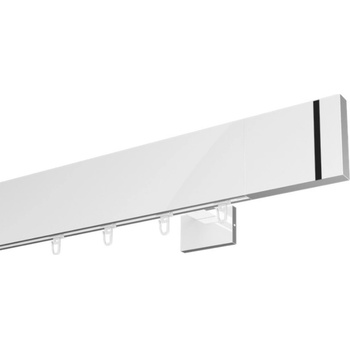 Marcin Dekor Garniža Top Line Pásik biela lesklá jednoduchá 160 - 600 cm