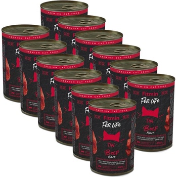 Fitmin Cat For Life Говеждо 12 x 400 г