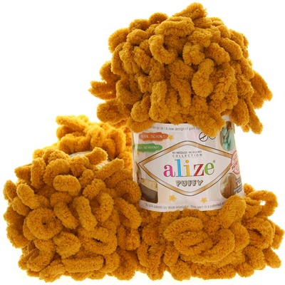 Alize Puffy hořčicová 02