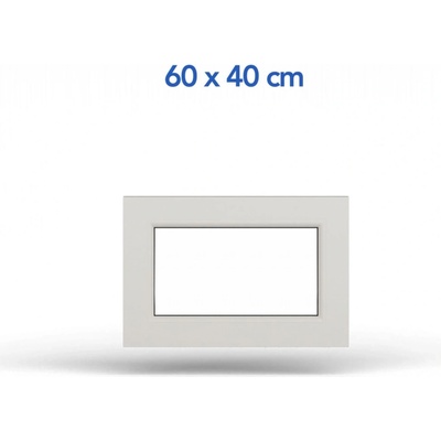 ETILA.SK Plastové okno 600 x 400 mm biele fixné (neotváravé)