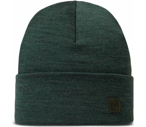 Buff Heavyweight Merino Wool Hat solid forest