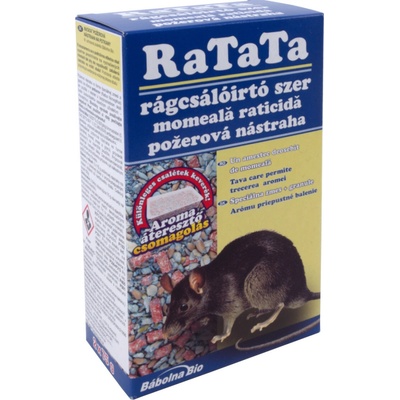RaTaTa Nástraha na potkany drvená zmes + granule 150g