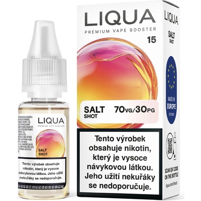 Liqua SALT SHOT 70VG/30PG 15 mg 10 ml