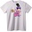 NOONEBRAND Тениска Аниме Момиче с Магическа Птица - 2XL, Black