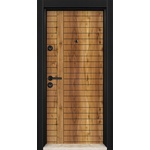 Starsteeldoor Блиндирана врата Outdoor - MFS 516 Орех с термомост (цена без монтаж)