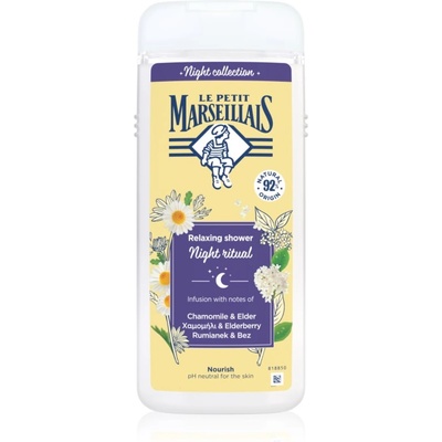Le Petit Marseillais Night Collection Chamomile & Elder релаксиращ душ гел 650ml