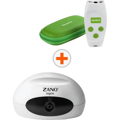 Quiko Zano Inspire Компресорен инхалатор + Quiko Era Безконтактен термометър