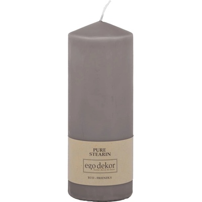 Ego dekor Сива свещ Връх, време за горене 50 h Eco - Eco candles by Ego dekor (ZBC-3771033)