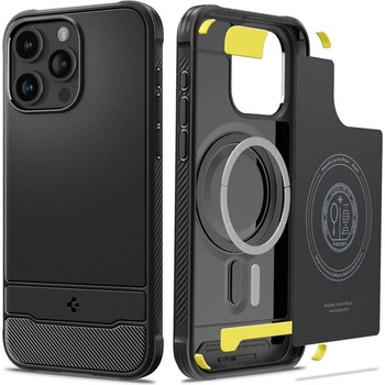Spigen Apple iPhone 15 Pro Rugged Armor MagFit case matte black (ACS06703)