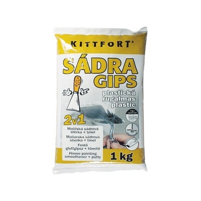 Sadra plastická 1 kg biela