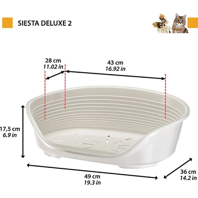 Ferplast pelech plast Siesta DLX