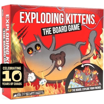 Exploding Kittens Настолна игра Exploding Kittens: The Board Game - Парти (EKG-BG-3)