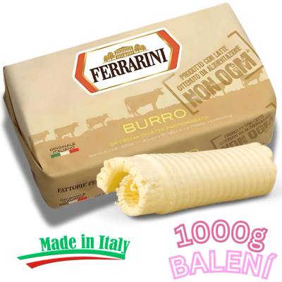 Ferrarini, Itálie Máslo PRO CUKRÁŘE Italské 83% máslo na pečení 1000 g