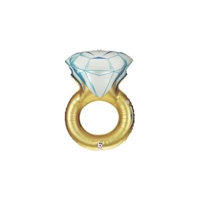 GRABO fóliový balónek Zásnubní prsten 37 94cm nafukovací