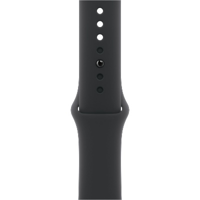 Apple Каишка от Apple - 46 мм Black Sport Band - M/L (MXM43ZM/A)