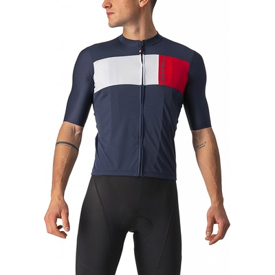 Castelli Prologo 7 SS savile-blue/silver-gray-red