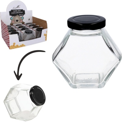 Home Dóza sklenená s plechovým uzáverom 180 ml